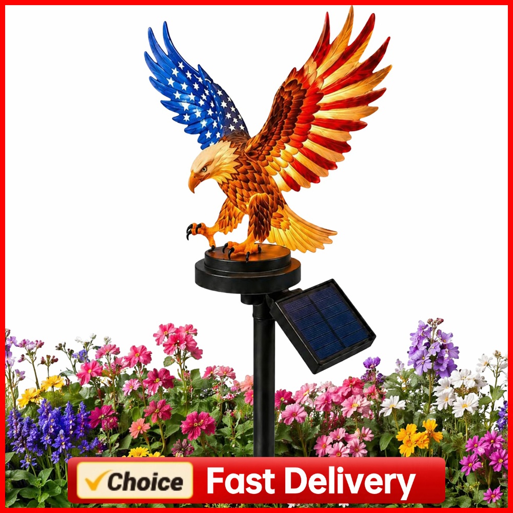 Yard Lighting Decor - Lampes solaires en forme d'aigle, décorations