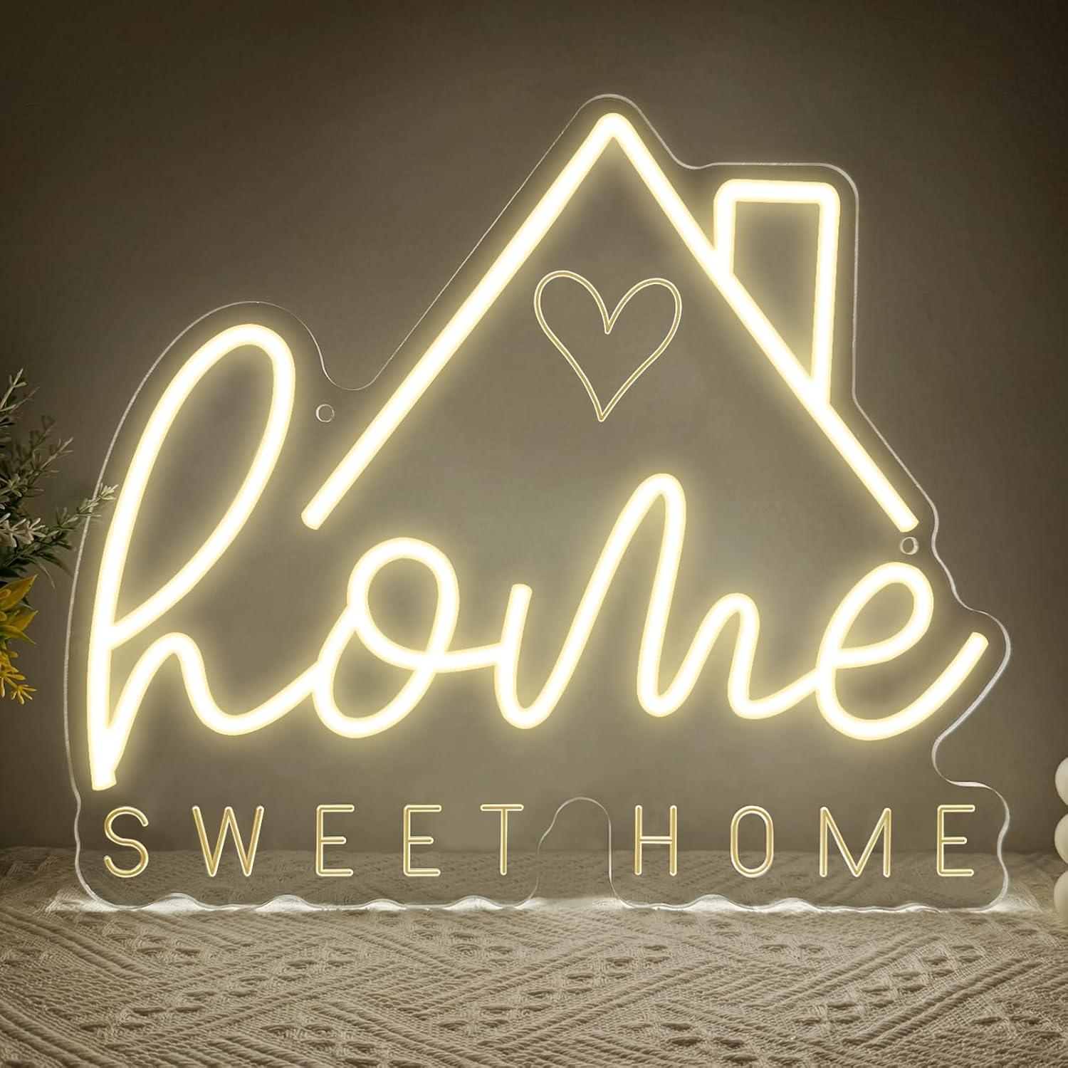 Lighting Decor For Room - Enseigne néon « Sweet Home »