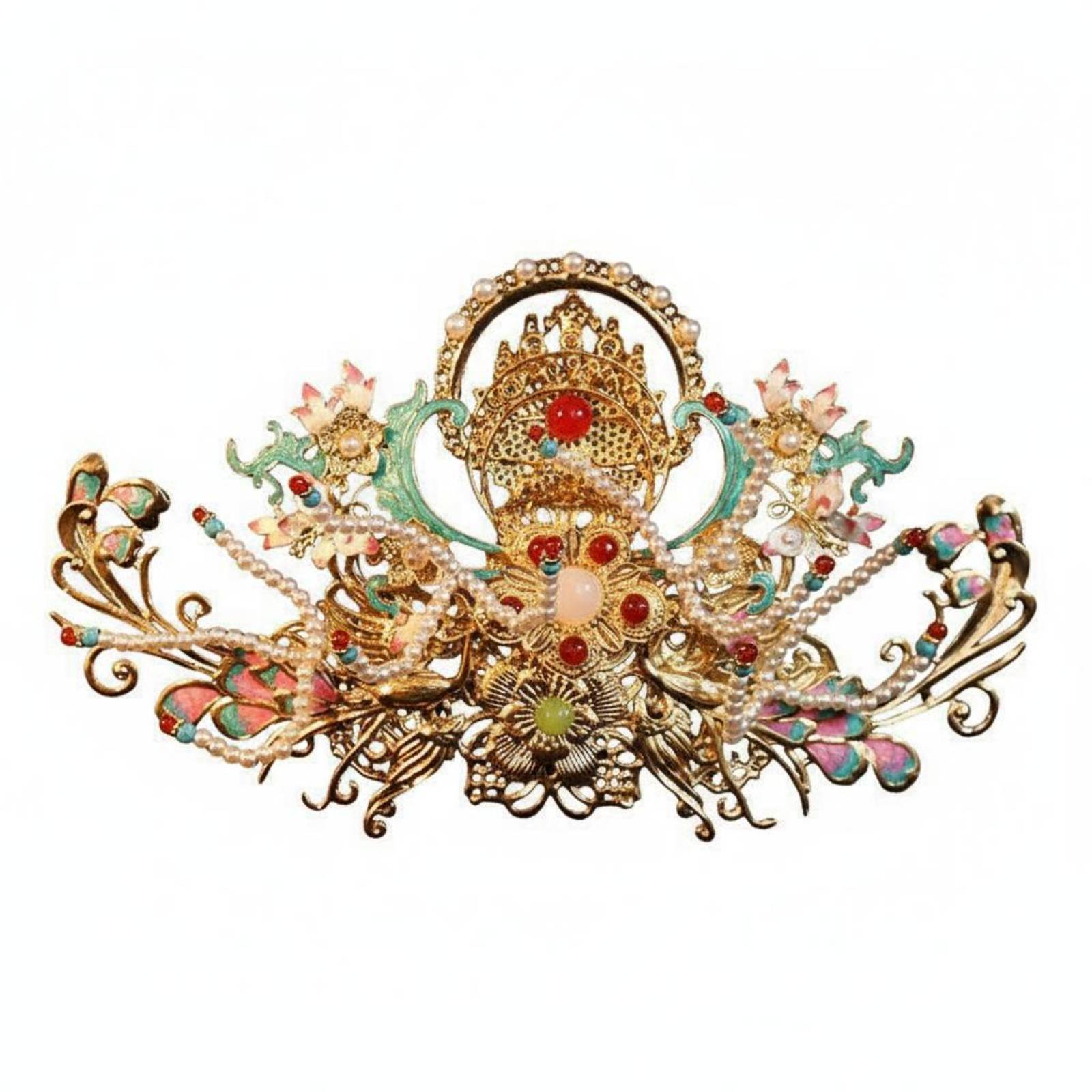 Elegant Decor & Lighting Llc - Couronne de cheveux chinoise traditionnelle, esthétique