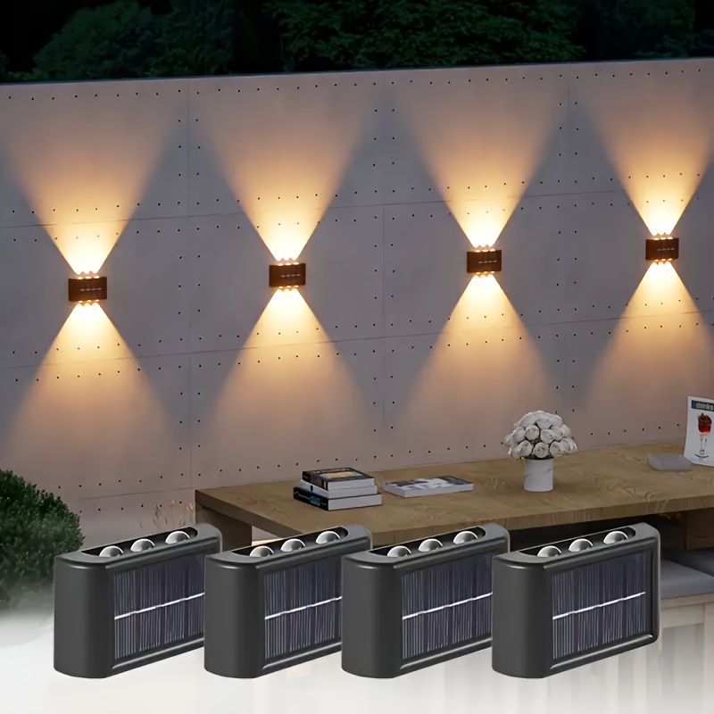 Wall Decor Lighting - Lampe solaire LED extérieure étanche, éclairage