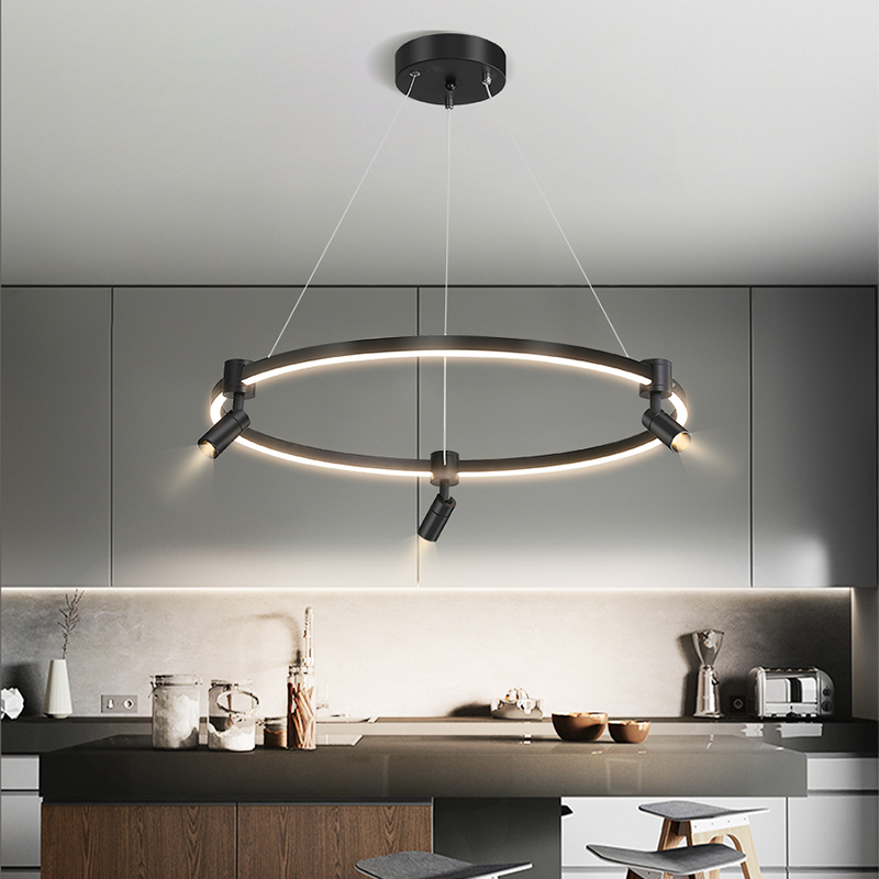 Lighting Decoration - Suspension Créative Post-Moderne en Noir et