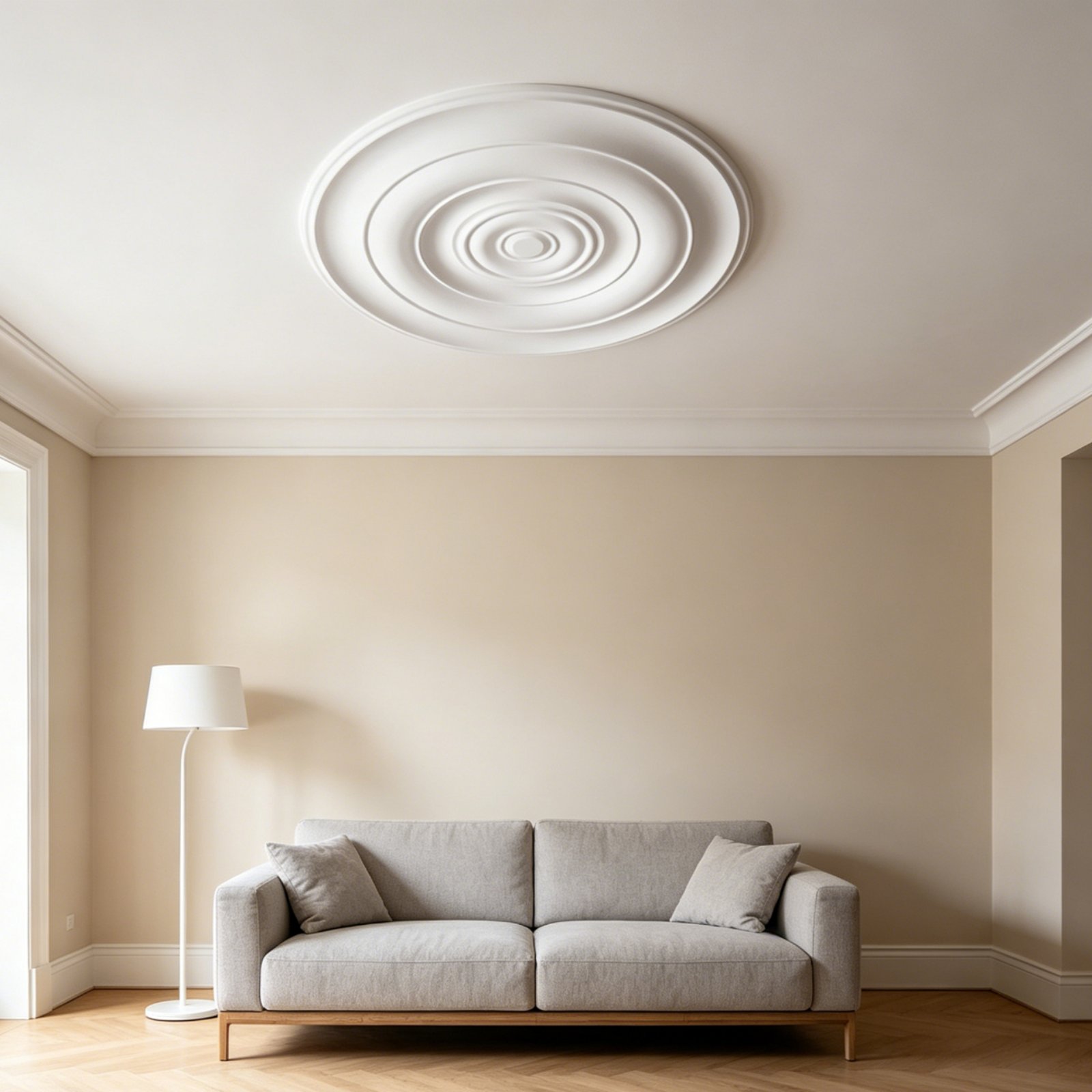 Lighting Interior Decor - Médaillon de plafond rond, design européen,