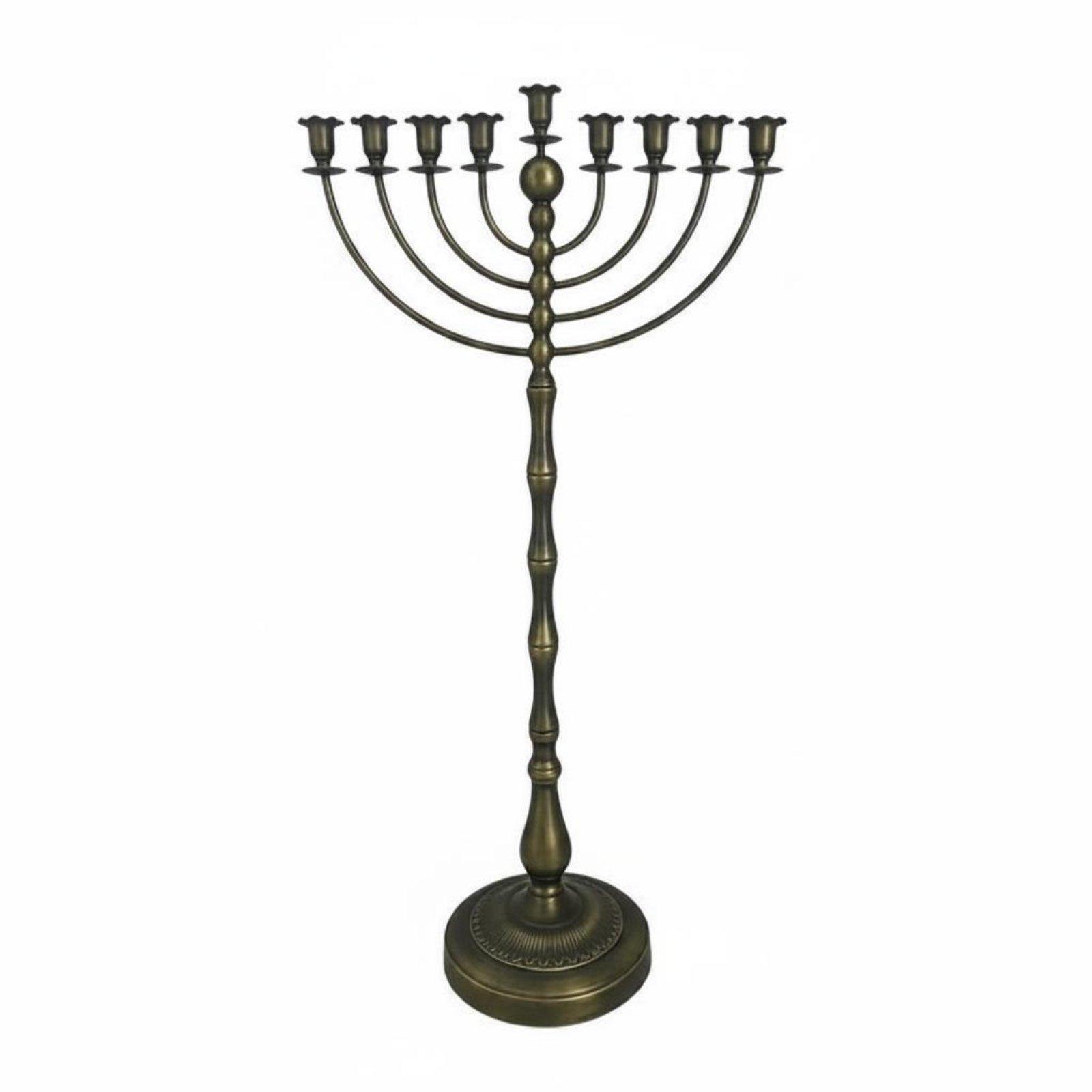 Elegant Decor & Lighting Llc - Support de Ménorah en Bronze Antique,