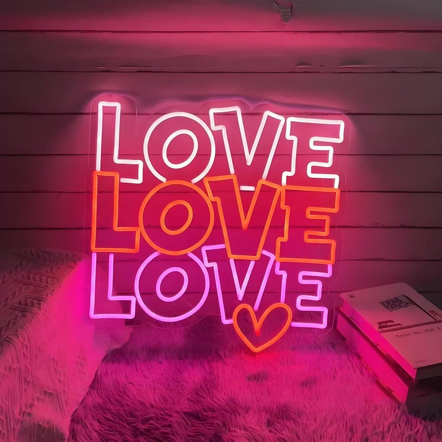 Wall Decor Lighting - Enseigne néon « Love » à