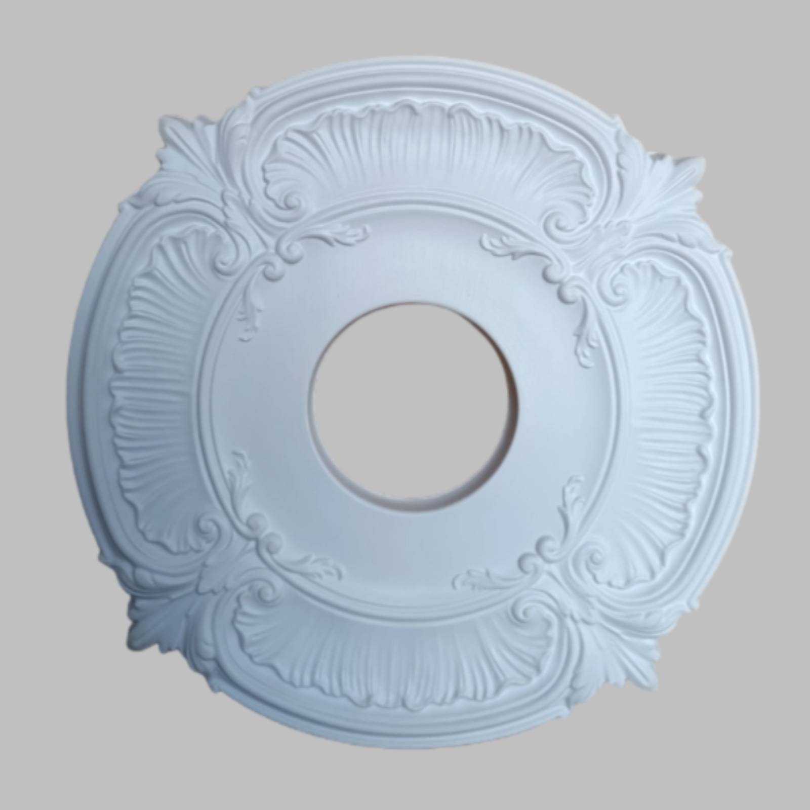 Lighting Decoration - Médaillon de plafond rond en PU,