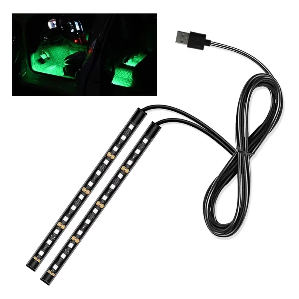 Decor Lighting Solution - Bande lumineuse intérieure transparente noire, bande