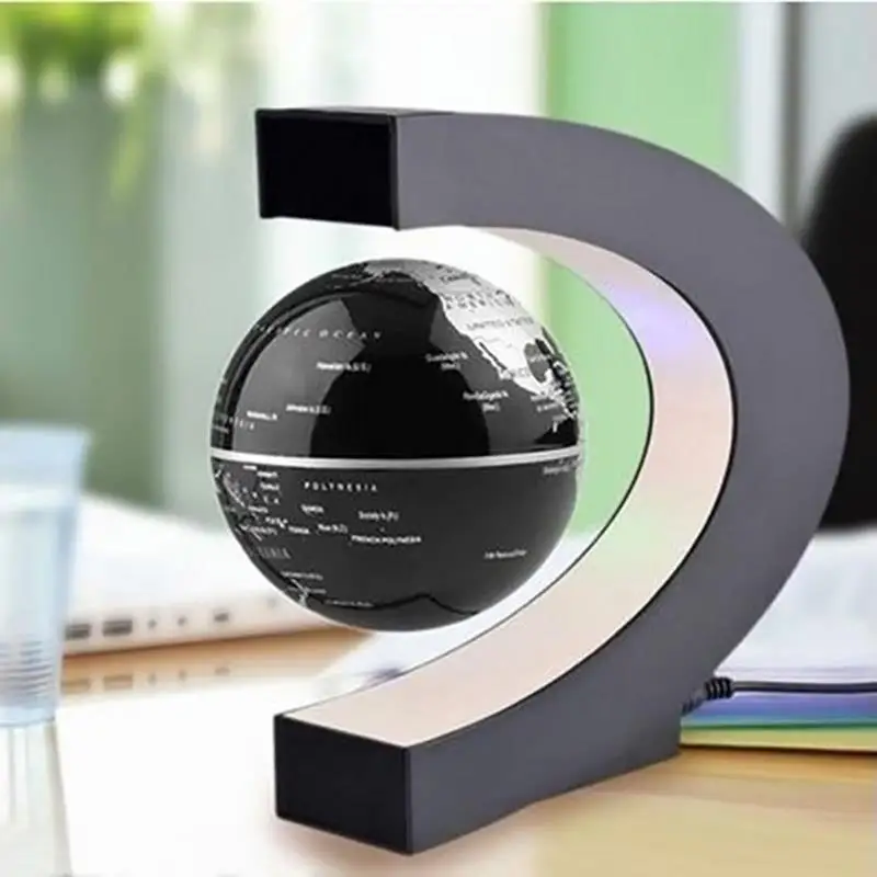Lighting World Decor - Globe Flottant Magnétique LED avec Carte