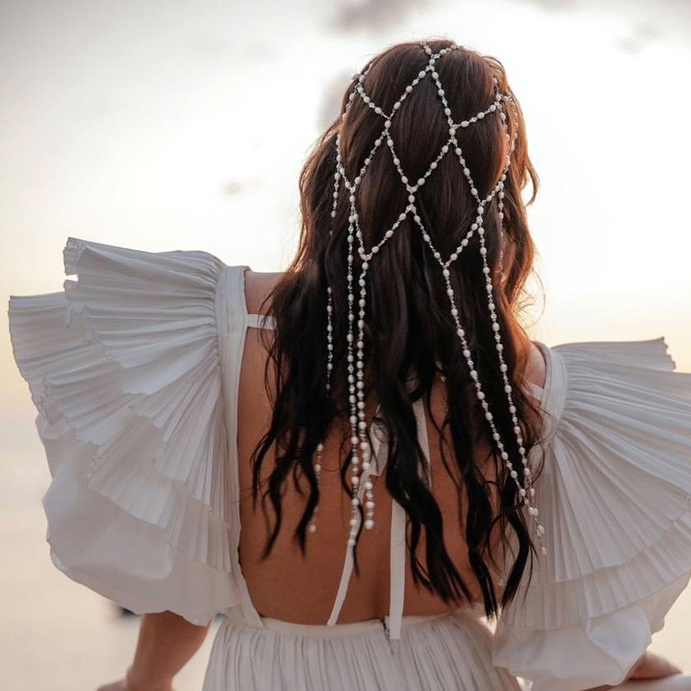 Elegant Decor & Lighting Llc - Chaînes de cheveux bohèmes en fausses