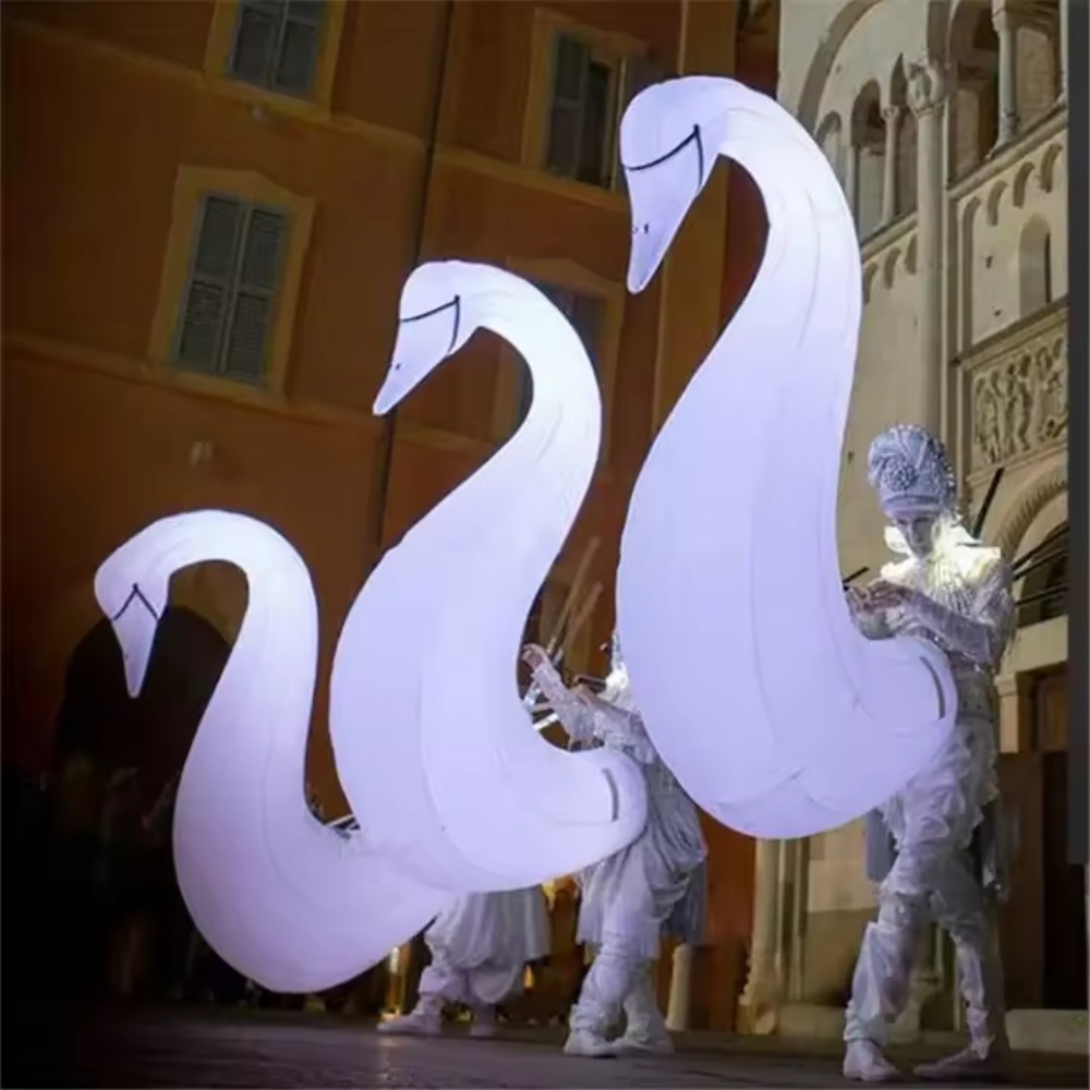 Decor Lighting The Parade - Costume de cygne gonflable portable avec