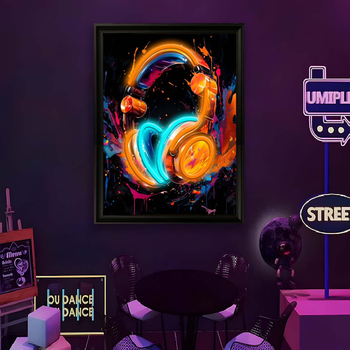 Lumière néon LED alimentée par - Wall Decor Lighting avis et prix
