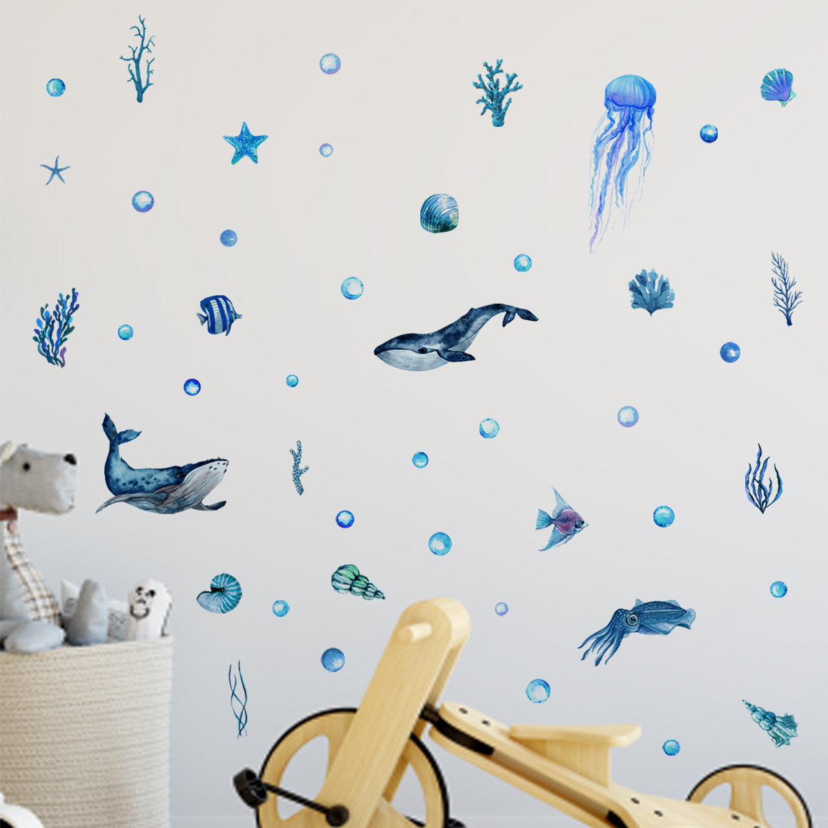 Autocollants muraux monde sous - Lighting World Decor avis et prix