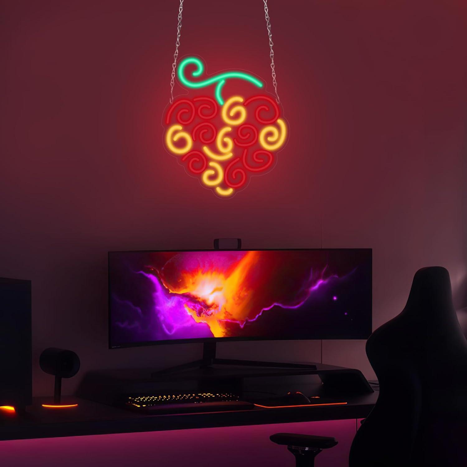 Enseigne néon Cyber Fruit, lum - Wall Decor Lighting avis et prix