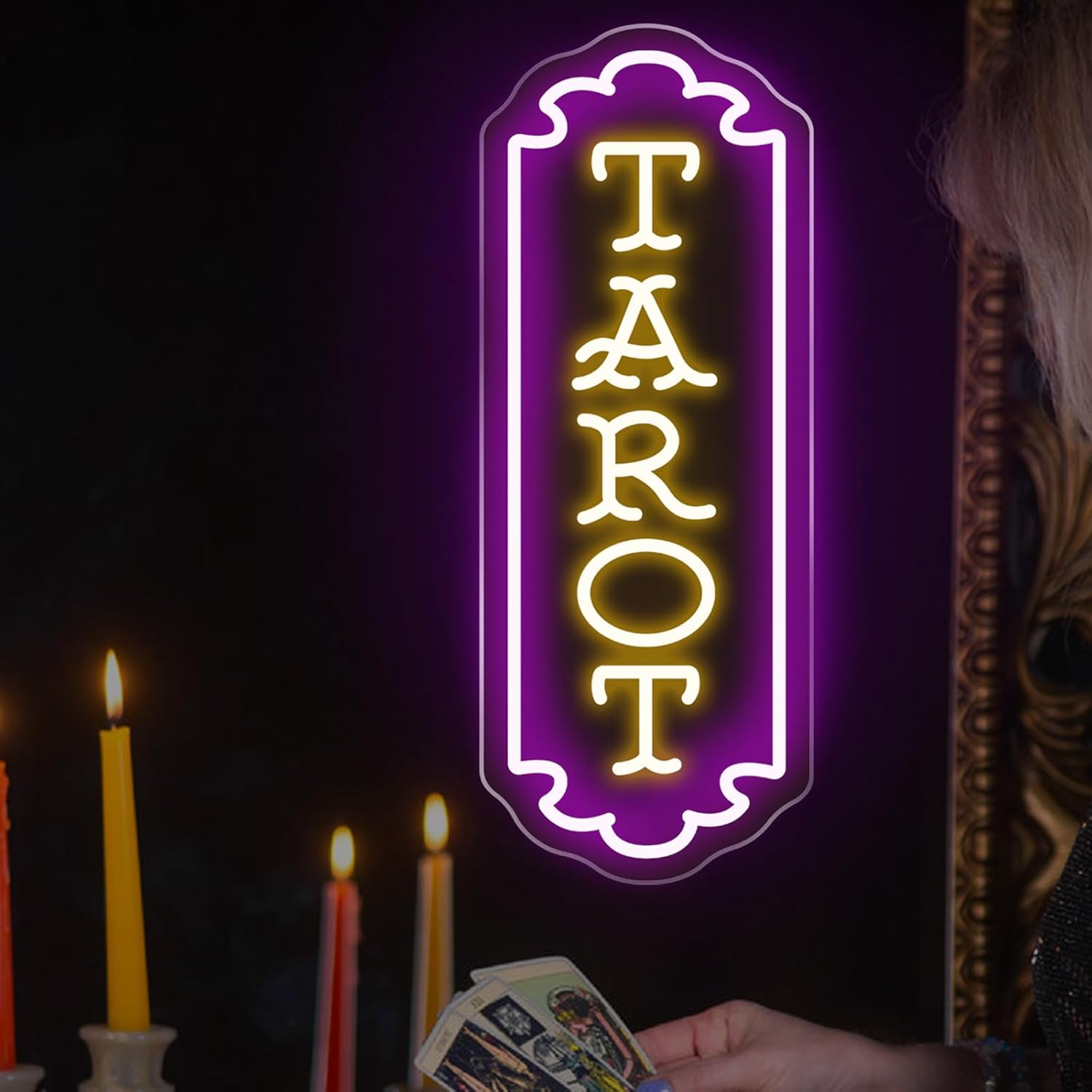 Enseigne néon Tarot alimentée  - Wall Decor Lighting avis et prix