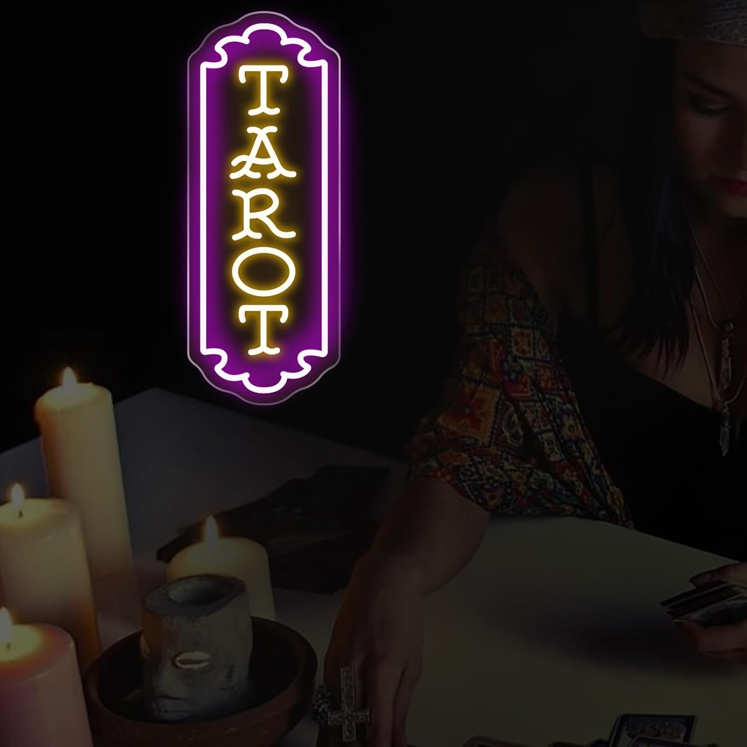 Enseigne néon Tarot alimentée  - Wall Decor Lighting avis et prix