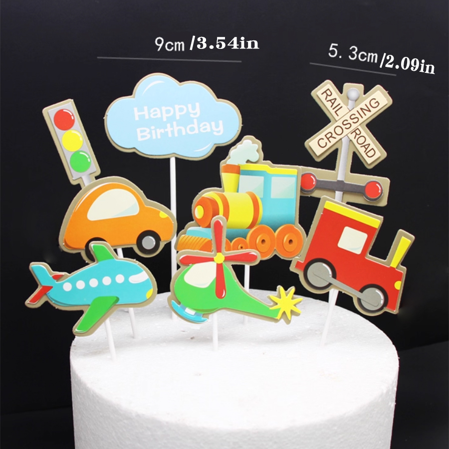 8 Pièces Décorations de Gâteau - Lighting Mcqueen Birthday Decor avis et prix