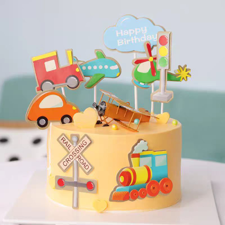8 Pièces Décorations de Gâteau - Lighting Mcqueen Birthday Decor avis et prix