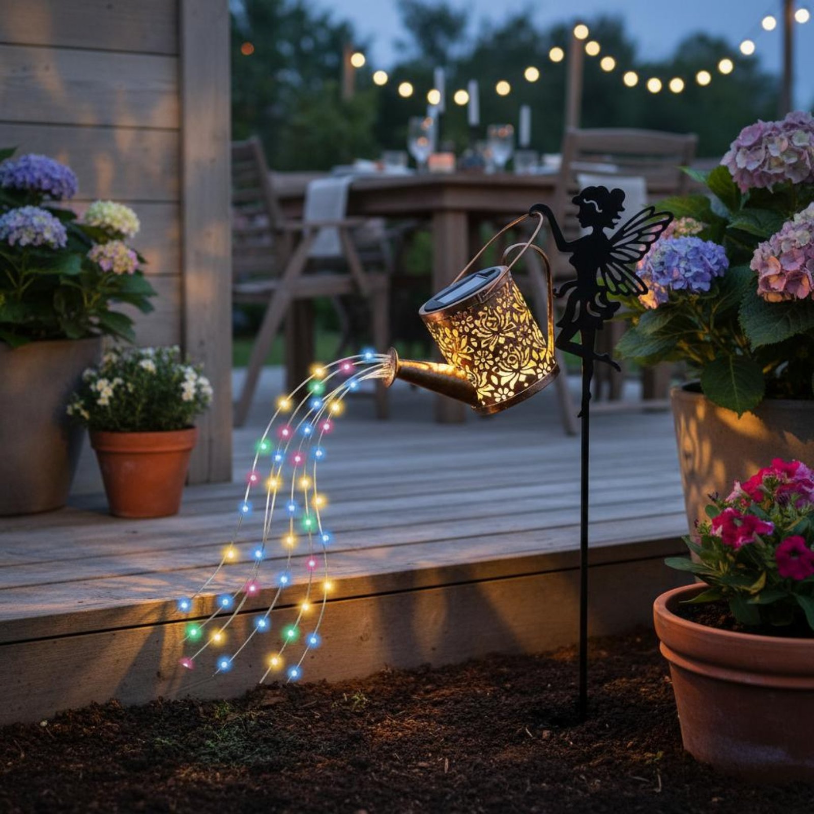 Arrosoir solaire lumineux déco - Yard Lighting Decor avis et prix
