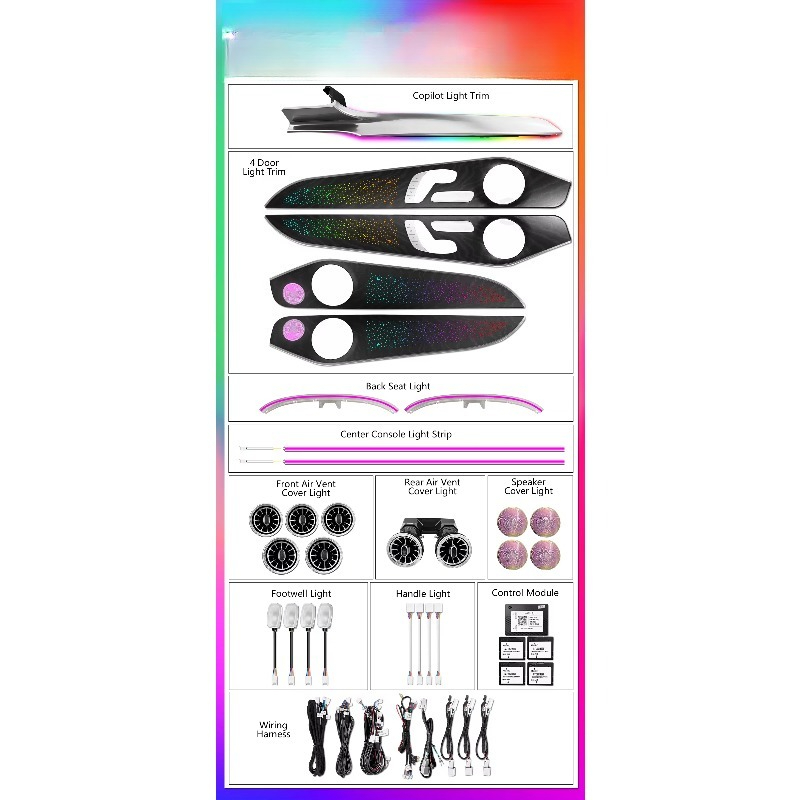 Accessoires de mise à niveau d - Lighting Interior Decor avis et prix