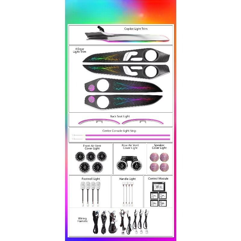 Accessoires de mise à niveau d - Lighting Interior Decor avis et prix