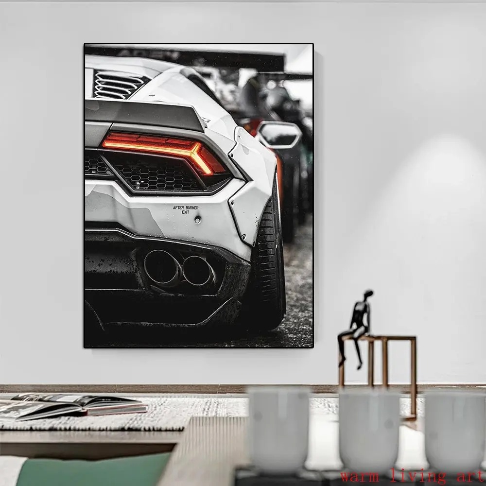 Peinture sur toile de voiture  - Lighting World Decor avis et prix