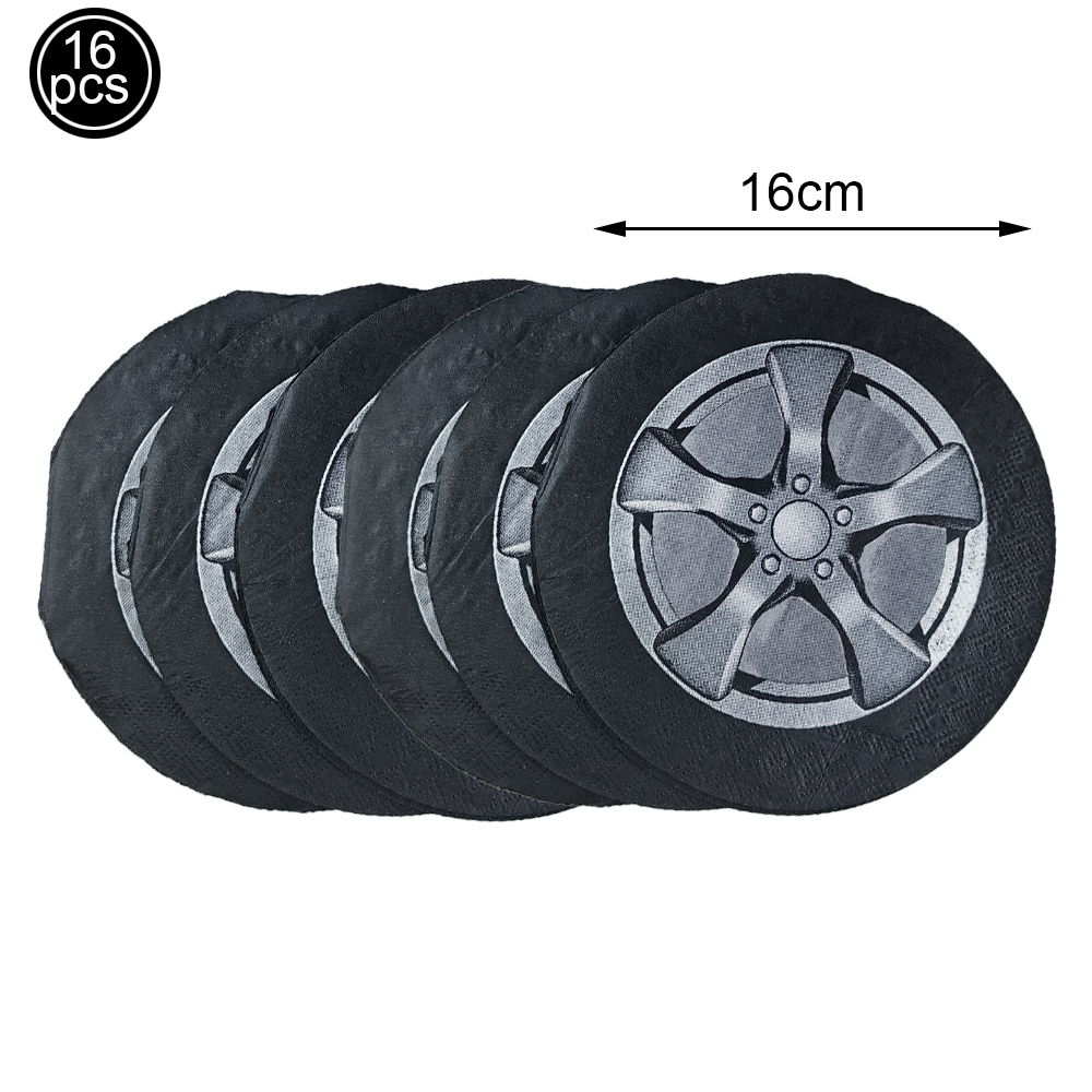 Serviettes de pneu, roue de se - Lighting Mcqueen Birthday Decor avis et prix