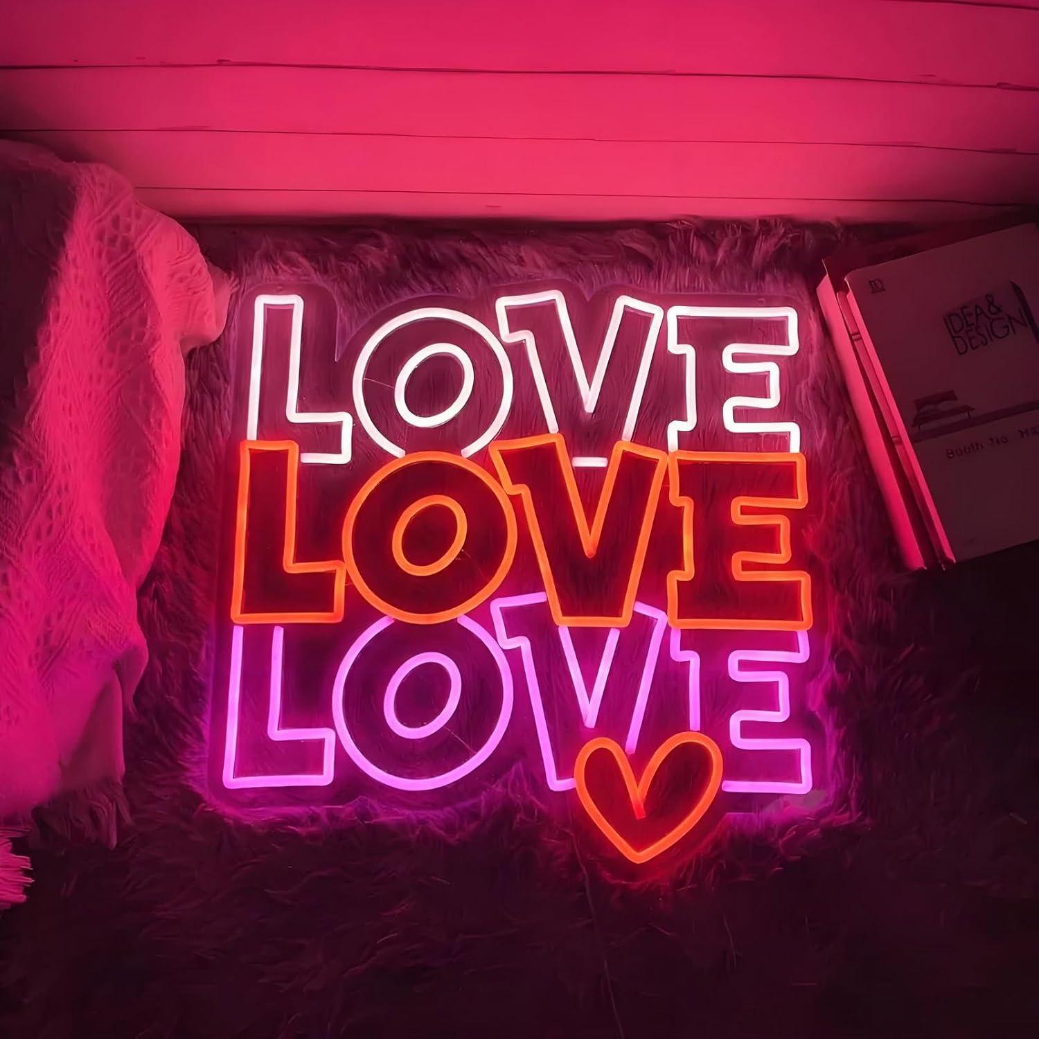 Enseigne néon « Love » à LED U - Wall Decor Lighting avis et prix