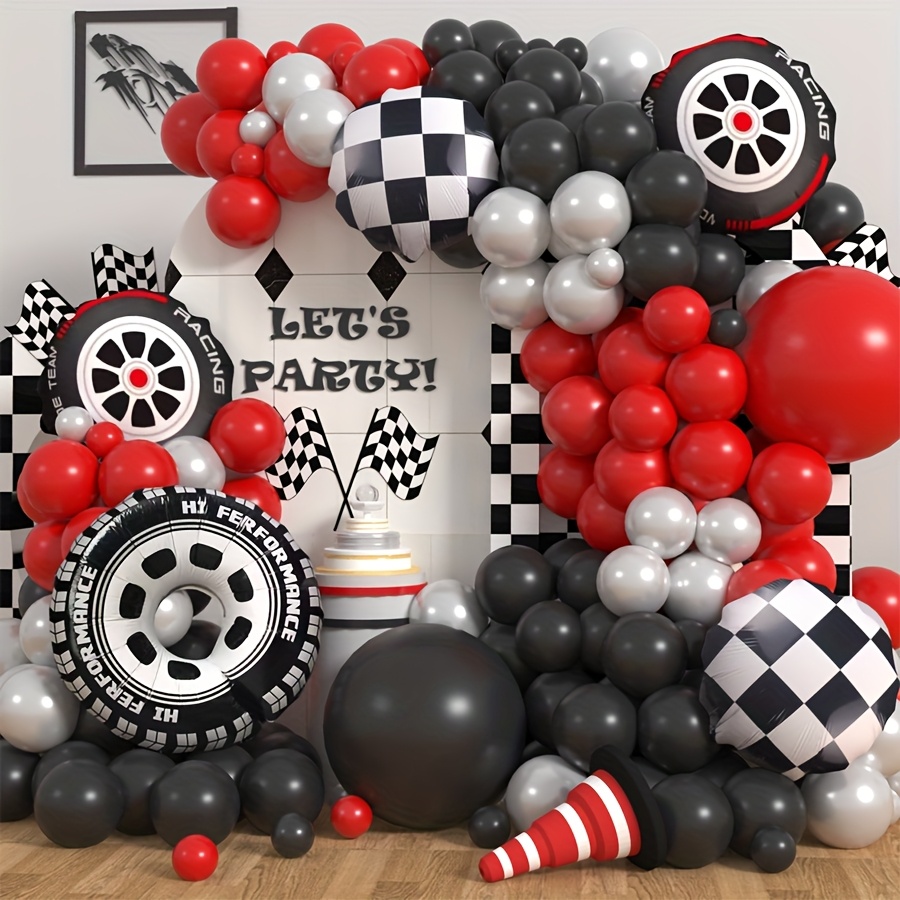 Kit d'arche de ballons sur le  - Lighting Mcqueen Birthday Decor avis et prix