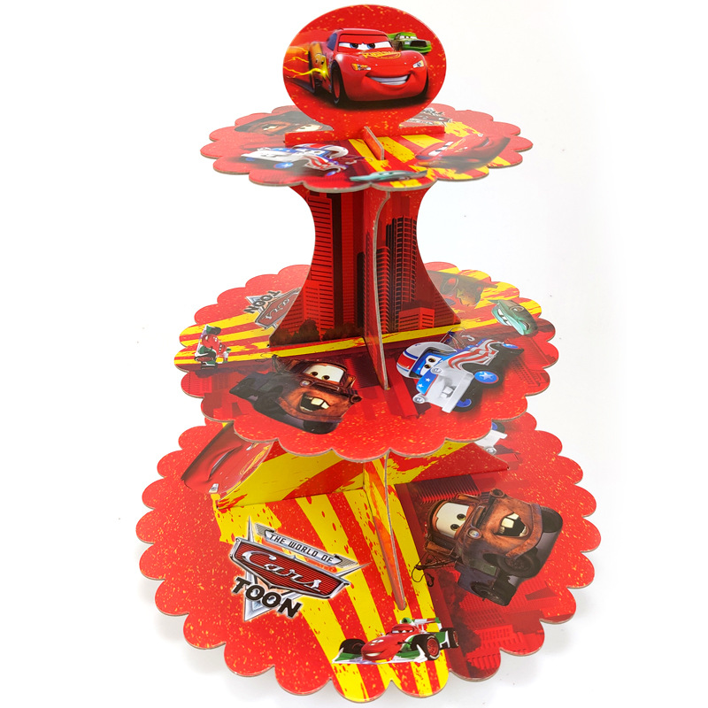 Support à cupcakes en carton à - Lighting Mcqueen Birthday Decor avis et prix