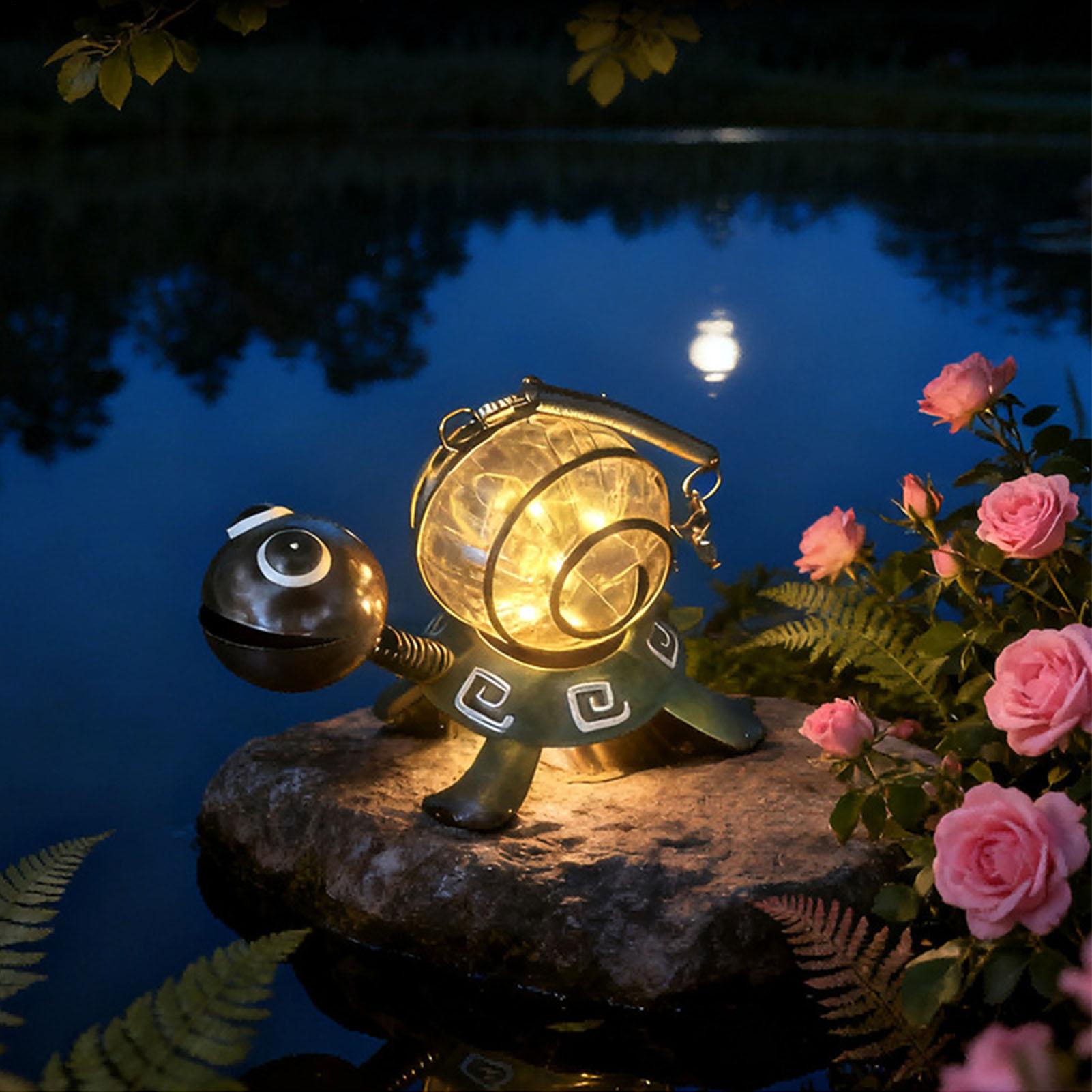 Statue de tortue solaire pour  - Yard Lighting Decor avis et prix