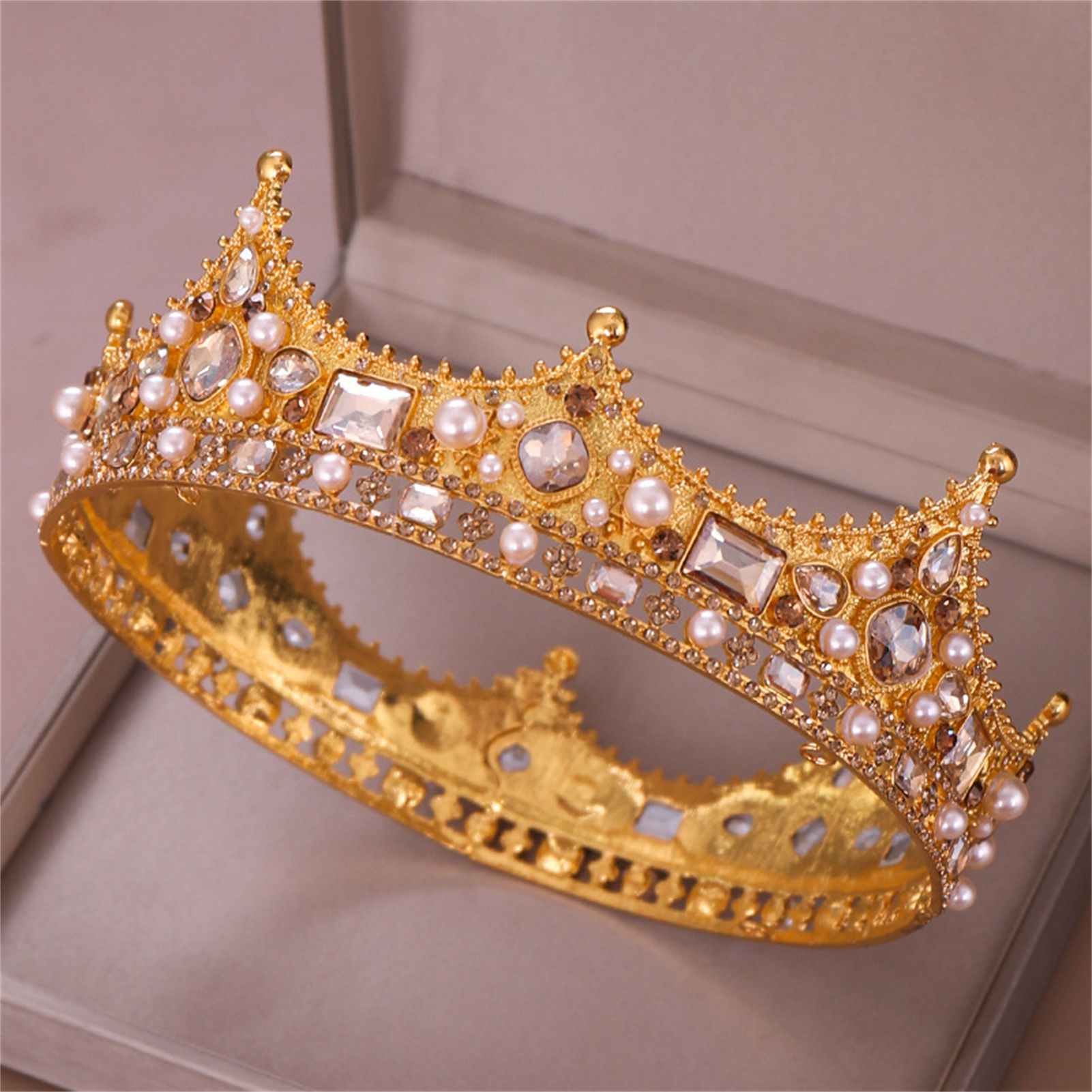Couronne de mariée en strass,  - Elegant Decor & Lighting Llc avis et prix